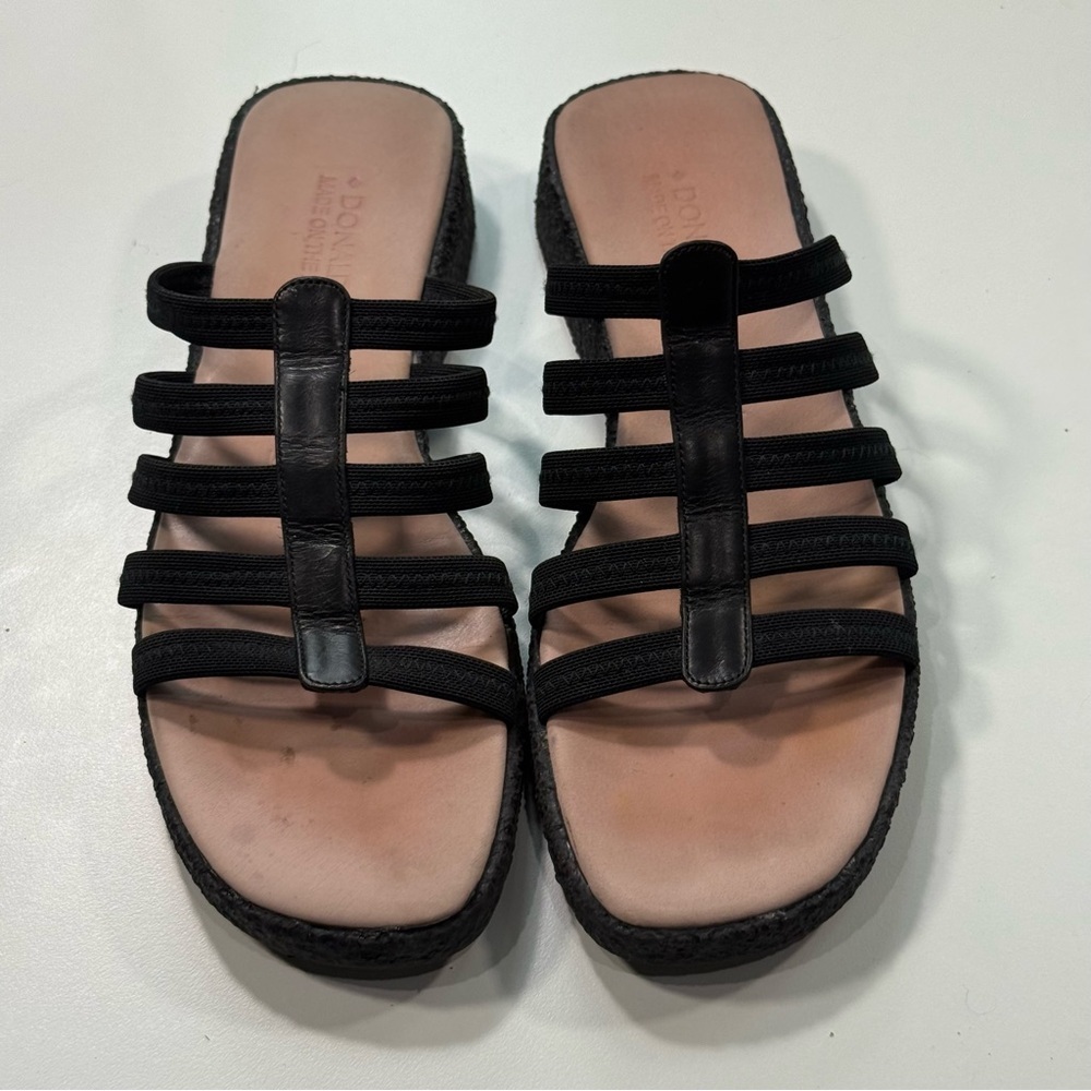 Donald J. Pliner Strappy Black Sandals‎ Women’s Size 6.5